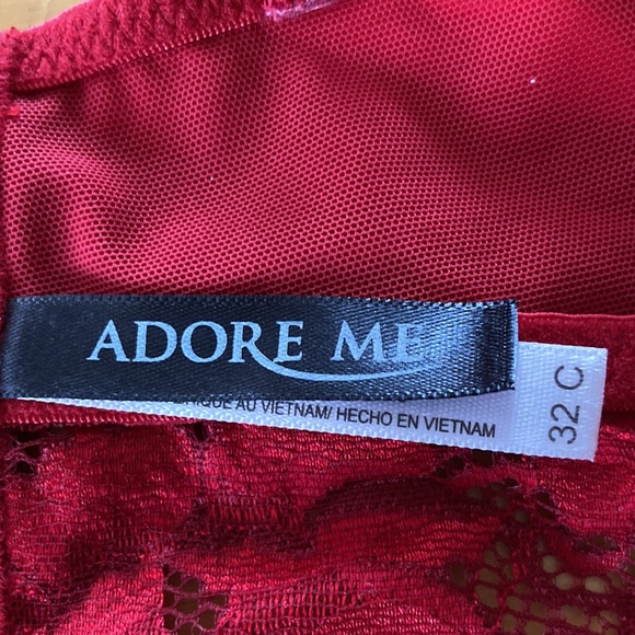 AdoreME Bra- Red 32C - Picture 4 of 4